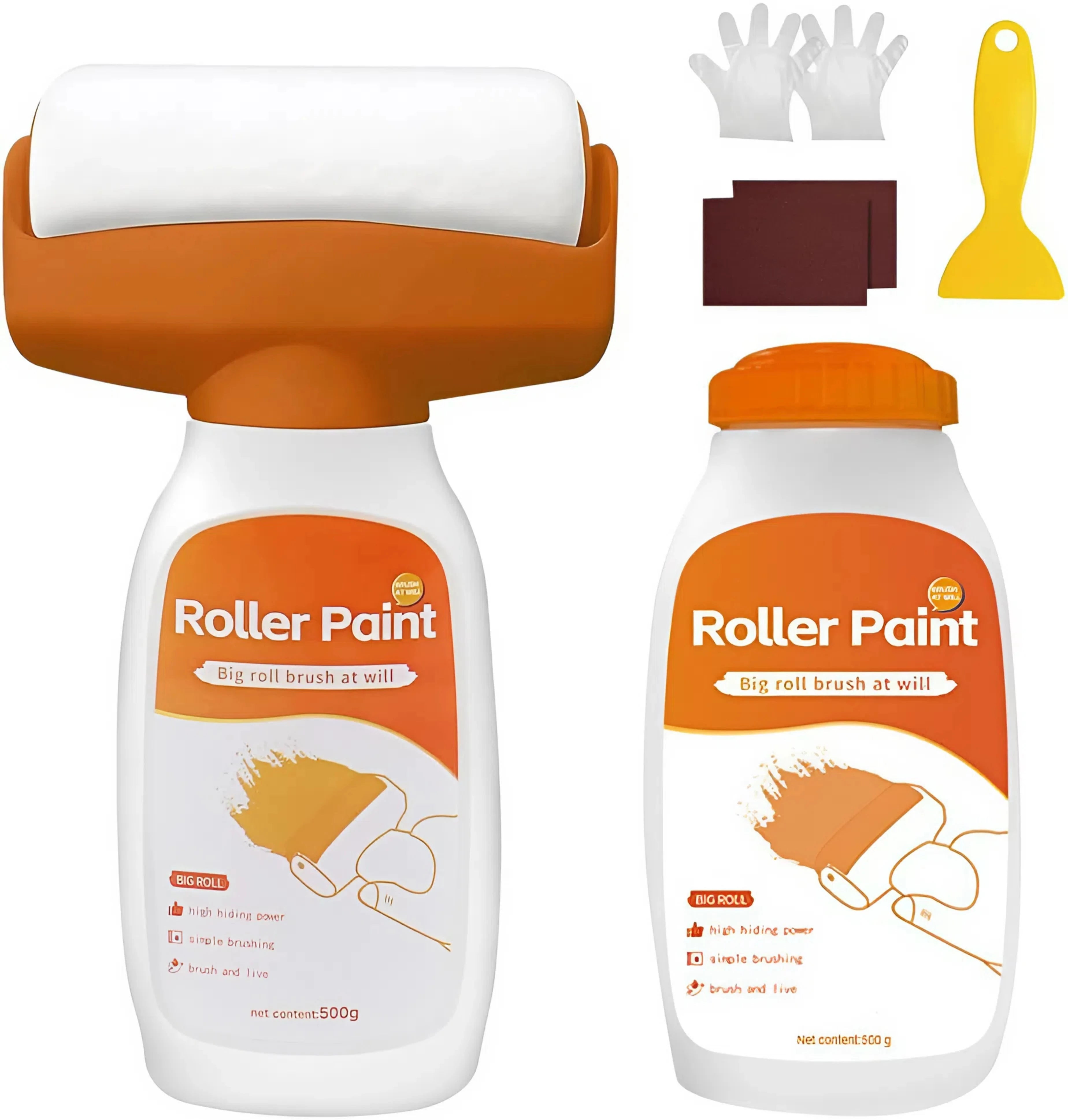 رولات الإصلاح الجدران - اخفِ الخدوش والبقع والرطوبة بضربة واحدة