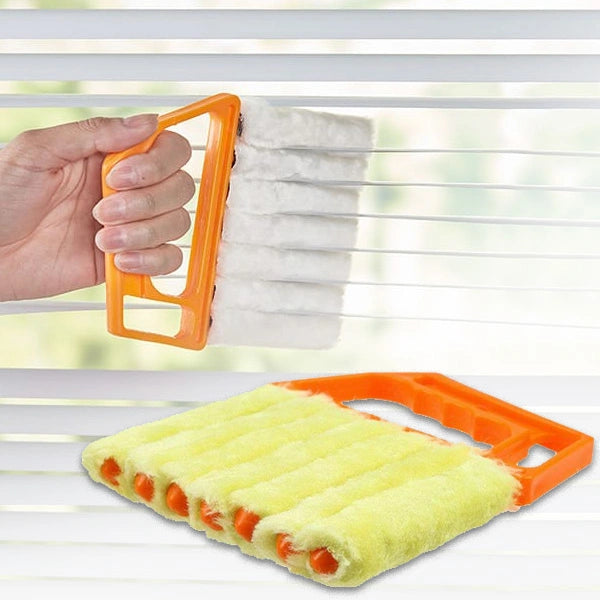 أداة بليندي لتنظيف الستائر المعدنية - 7 قطع قماش من المايكروفايبر