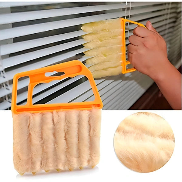 أداة بليندي لتنظيف الستائر المعدنية - 7 قطع قماش من المايكروفايبر