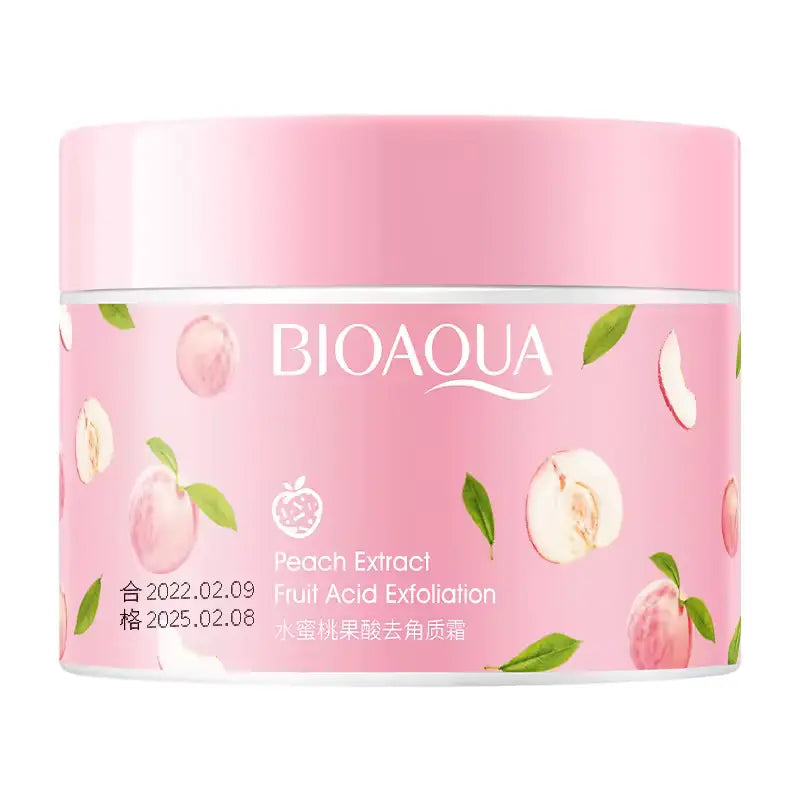 كريم تقشير وترطيب البشرة بالعسل والخوخ  نضارة ونعومة يومية