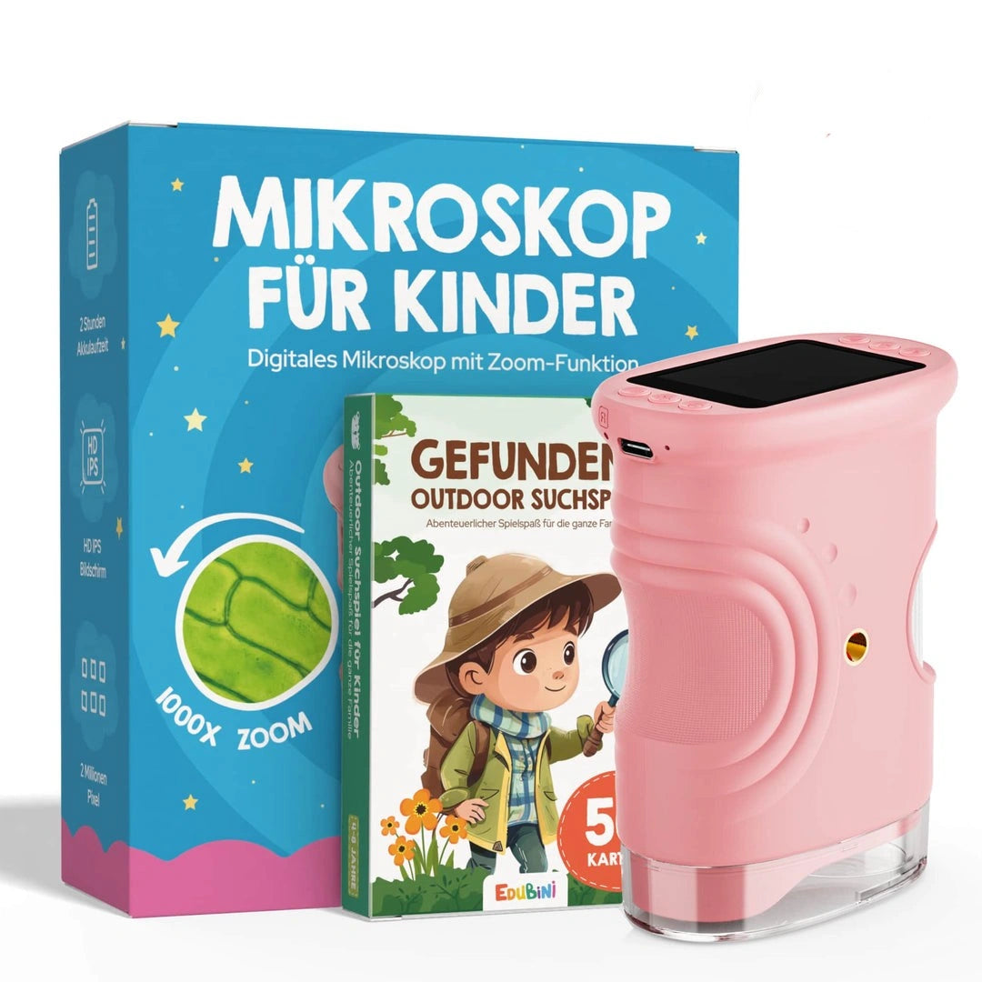 الهدية التعليمية الثمينة: ميكروسكوب المغامرة للأطفال من 6 سنوات